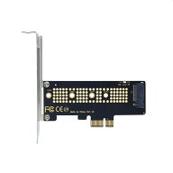 [フルハイト] M.2 NVMe SSD to PCI-e 変換アダプタ カード NVMe SSDをPCI Express x1スロットへ PCI-E ×…