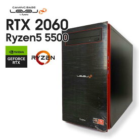 【中古ゲーミングPC】iiyama LEVEL∞ / GeForce RTX 2060 / Ryzen5 5500 / 16GB / SSD 512GB + HDD 1TB / Windows11