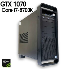 【中古ゲーミングPC】mouse・DAIV DGZ530 / GeForce GTX 1070 / Core i7-8700K / 16GB / SSD 240GB + HDD 1TB / Windows11