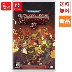 y|Cg5{ 11/21 11:59܂ŁzGame Soft EH[n}[ Warhammer 40,000Shootas Blood & Teef Switch ʏ Q[ \tg  ININ Games