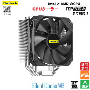 y|Cg5{ 11/11 1:59܂ŁzIEebN Silent Cooler CPUN[[ LGA1700 / LGA1200 (LGA115x n܂)ɑΉ TDP200WΉ 13cmPWMt@̗p TCht[ intel/AMD Ή OWL-SC200V2 Owltech