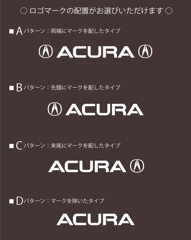 楽天市場】太縁サイズ ブラック ナンバーフレーム ACURA (アキュラ