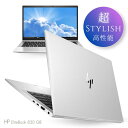 中古パソコン 高年式 13.3型 おしゃれ スタイリッシュ ノートPC 最上級 薄型 小型 軽量 高速 第11世代 Core i5 新品 大容量SSD 512GB 大型メモリ 16GB Wi-Fi 無線LAN スライドカバー付 Webカメラ B&O サウンド ■ HP EliteBook 830 G8 Windows11 初期設定不要 安心サポート