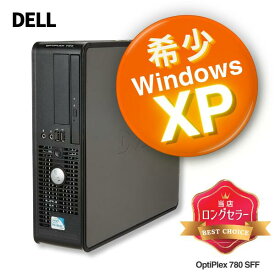 希少！Windows XP Pro 32bit SP3 Core2 Duo E7500 / メモリ 4GB / ハードディスク 500GB / DVDドライブ / DELL OptiPlex 780 SFF / 安い コスパ すぐ使える デル【中古 デスクトップ PC パソコン】安心サポート 整備済み