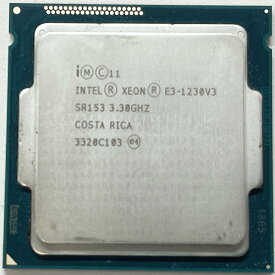 中古 PCパーツ ■ CPU ■ Intel XEON E3-1230 v3 ■ 第4世代(Haswell) ■ 3.3GHz (8MB/ 5 GT/s/ FCLGA1150) ■デスクトップ・ワークステーション・サーバー用