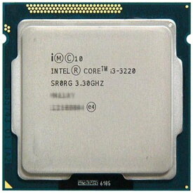 中古 PCパーツ ■ CPU ■ Intel Core i3 3220 ■ 第3世代(Ivy Bridge) ■ 3.30GHz (3MB/ 5 GT/s/ LGA1155) ■デスクトップ用