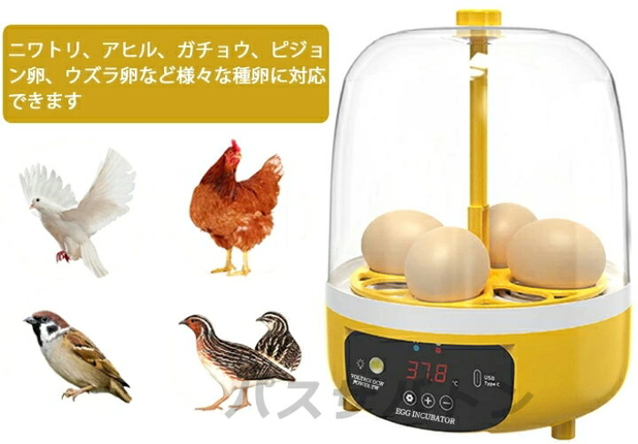 楽天市場】孵卵器 自動孵卵器 ふ卵器 自動転卵 インキュベーター 検卵 
