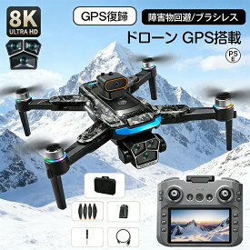 【2025年最新モデル】ドローン カメラ付き 小型 二重カメラ GPS搭載 初心者向け 4.5 インチディスプレイ付きコントローラー ラシレスモータ搭載 動画撮影 子供向け 収納ケース ブラシレスモーター 全面的な障害回避 高画質HD 高性能 折り畳み式 子供 誕生日プレゼント