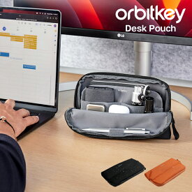 【1000円OFFクーポン】Orbitkey Desk Pouch ガジェットポーチ デスクポーチ（ オービットキー 正規店 小物入れ 整理整頓 ポーチ ペンケース マルチポーチ テックポーチ ケーブル コンパクト 耐水 耐久 撥水 文房具 筆箱 充電器 ）【メール便送料無料 】【DM】