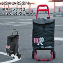 【1000円OFFクーポン】リサ・ラーソン 保冷フック付き ショッピングカート（LisaLarson リサラーソン キャリーバッグ TRC4042 折りたたみ 傘立て付き カート キャリー お買い物カート 折り畳み スーパー 軽量）【送料無料 】