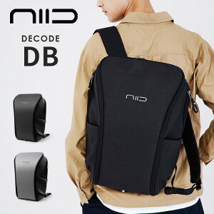 �y�I�ׂ���T�t�zNIID Decode DB Backpack �j�[�h �o�b�N�p�b�N �f�R�[�h�iA4 PC 3D �^���ꂵ�Ȃ� �p�\�R�� �^�u���b�g �m�[�gpc �r�W�l�X�o�b�O �o�b�N �h�� B4 �ʋ� �ʊw �����Y USB �� �ɂ��Ȃ��j�y��