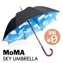 【予約：1月中〜】【特典付】MoMA　スカイアンブレラ　長傘（モマ　傘　かさ　カサ　アンブレラ　雨傘　手開き　男女…