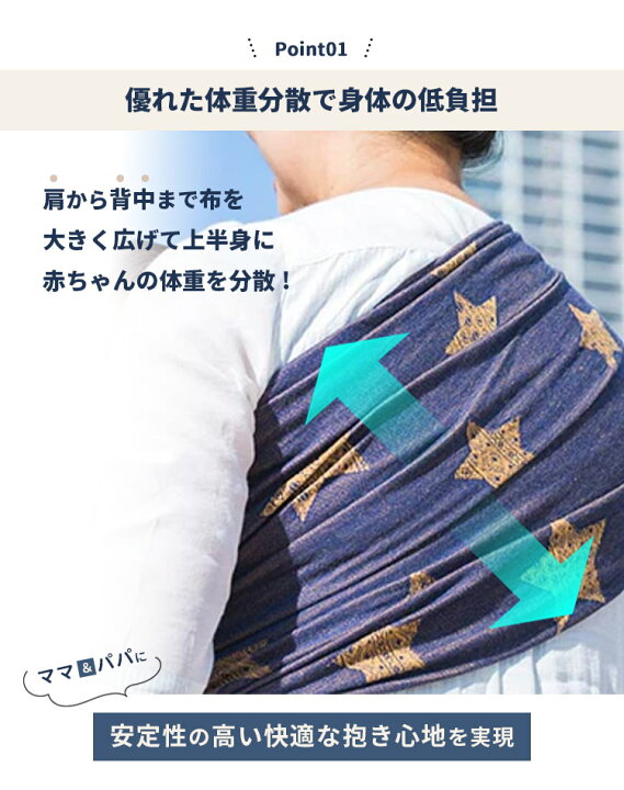 楽天市場】【防臭袋付／2年保証】ディディモス スリング ブルー 