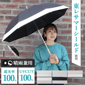 【300円OFFクーポン】東レ サマーシールド オーロラ 晴雨兼用傘 （正規品） 日本製 バイカラー 23602（TORAY 長傘 雨傘 日傘 紫外線対策 大きめ UVカット 100％ 遮光 遮熱 涼しい 日陰 かぶる日傘 夏物セール レディース）【送料無料】【ポイント3倍】【p1112】