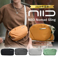 【11日13時迄★10%クーポン】【豪華特典付】2026新作 NIID NEO Nomad Sling（ニード ボディバッグ ネオ …