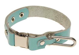DOGS LD レザー カラー 20〜27 cm (ブルー） 犬の首輪