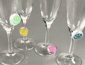 パーティー ワインマーカー【LIVIT スマイル グラスマーカー】パーティー グッズ