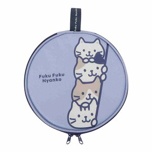 ラウンド保冷ポーチ コールドループ リング クール キープ 持ち歩き ふくふくにゃんこ かわいい 保冷剤