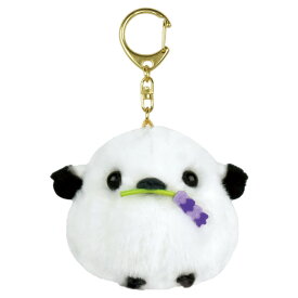 ふくふくシマエナガ マスコットキーホルダー シマエナガ ぬいぐるみ グッズ キーホルダー 小さい 鳥 ゴールド 学校 旅行 遠足 ピクニック ハイキング 誕生日 ギフト プレゼント かわいい 可愛い おしゃれ シマちゃん ラベンダー