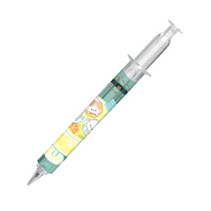 注射器型 シャープペン もぐにゃん レモネード