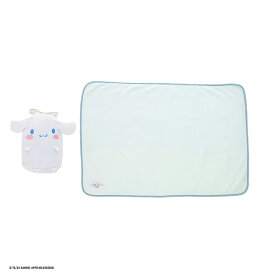 サンリオ シナモロール「ふわふわシナモン」巾着付きブランケット ブランケット ひざかけ ひざ掛け 巾着付き キャラクター グッズ 持ち運びやすい 学校 職場 自宅 車内 旅行 誕生日 ギフト プレゼント 約H70×W100cm 誕生日 ギフト プレゼント かわいい おしゃれ