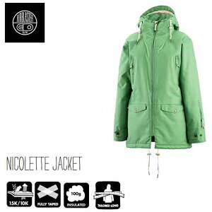 AIRBLASTER GAuX^[ NICOLETTE JACKET Mint Julep EFA Xm[{[h jRbg@WPbg@fB[X