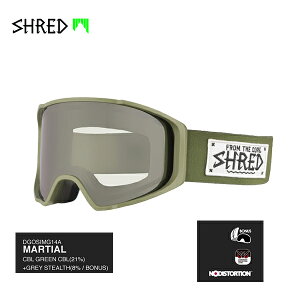 SHRED Vbh SIMPLIFY Vvt@C S[O GOGGLE MARTIAL + BONUS LENS MILITARY GREEN Xm[{[h y17-18z