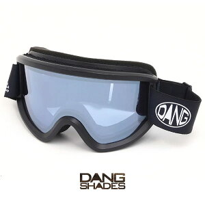 DANG SHADES / DANG SNOW NEW OG 2.5 Matte Black x High Contrast Clear Silver Mirror �S�[�O�� �n�C�R���g���X�g �N���A�V���o�[�~���[ �A�W�A���t�B�b�g �}�O�l�b�g�o�b�N�� �X�m�[�{�[�h snowboard