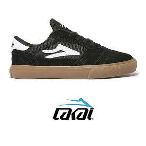 LAKAI CAMBRIDGE KIDS BLACK/GUM SUEDE 2025 ���J�C �P���u���b�W�L�b�Y �X�P�[�g�{�[�h �V���[�Y �L�b�Y �W���j�A �q�� �X�G�[�h