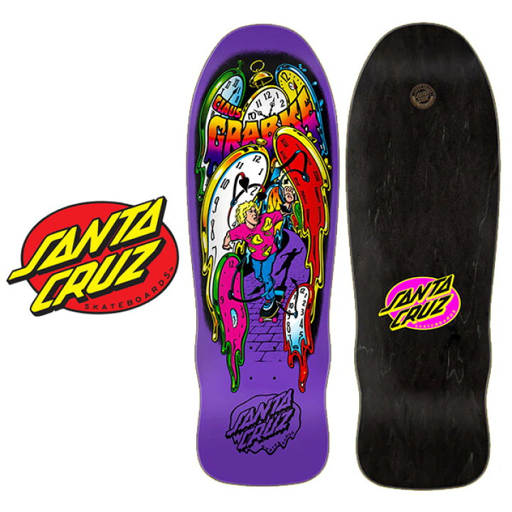 楽天市場】Santa Cruz Skateboards 9.7in x 29.4in GRABKE MELTING 
