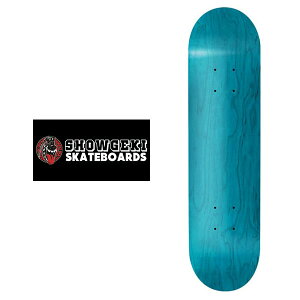 SHOWGEKI SKATEBOARDS BLANK BLUE KIDS 7.75 x 29.625 ショウゲキ スケートボード スケート デッキ キッズ Kids SKATE DECK SK8 スケボー 板 ストリート パーク FLAKE フレイク