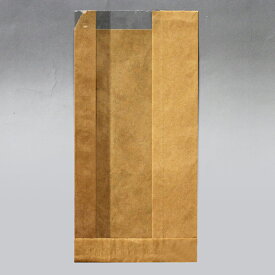 パン袋 (クラフト/透明) 100枚入 業務用 マチあり パン袋 紙 菓子パン袋 小分け袋 焼菓子袋 ラッピング小分け OP12-100
