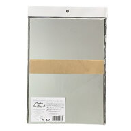 カッティングクッキー台紙 (銀) 40枚入 金台紙 アイシングクッキー 材料 クッキー用 台紙 天満紙器 XNP00…