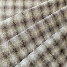 パッチワーク生地 先染めチェック 布 コットン 綿 グレー系 キルト 手芸 ハンドメイド カットクロス sakizome354