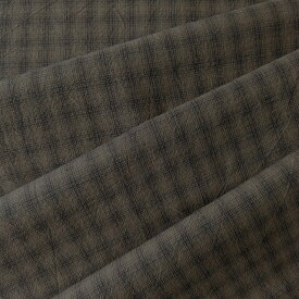 パッチワーク生地 先染めチェック 布 コットン 綿 茶系 キルト 手芸 ハンドメイド カットクロス sakizome318