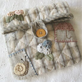 パッチワークキット　6月　あじさいのポーチ 歳時記のポーチキット 季節のポーチキット アップリケポーチキットkit54 メール便対応商品