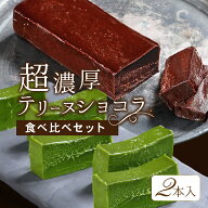 テリーヌショコラ 抹茶テリーヌ 食べ比べセット 2本 送料無料 冷凍 ガトーショコラ テリーヌ スイーツ ギ…