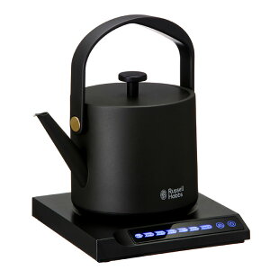 �i�y�E�������j �y���؃��r���[���T�z���b�Z���z�u�X�d�C�P�g�� kettle Russell Hobbs T�P�g�� 0.6L 7106JP-BK 7106JP-WH / �d�C�|�b�g �ۉ� ���x�����@�\ �󕰂��h�~ �X�e�����X �}�b�g�u���b�N �z���C