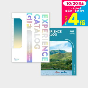 お歳暮 ギフト 体験型カタログギフト 総合版カタログギフト(BLUE) / SOW EXPERIENCE ソウ エクスペリエンス 総合版シリーズ ギフトカタログ 体験 旅行券 旅行 新婚 夫婦 結婚記念日 誕生日 贈り