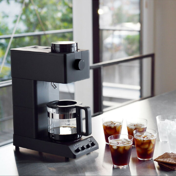 楽天市場】ツインバード コーヒーメーカー全自動 6杯用 CM-D465B 