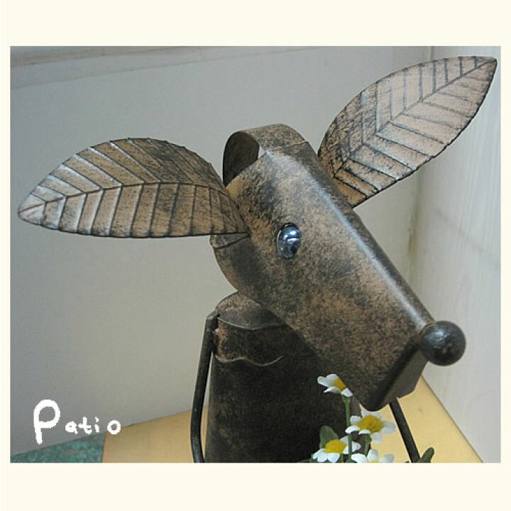 一番の贈り物 犬 ブリキプランター その他