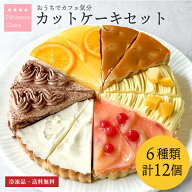 【送料無料】 冷凍ケーキ ［アソートケーキ］ カット済み ケーキセット 夏ギフト 7号 21cm 12カットケー…