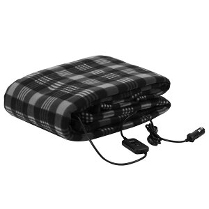 【24(金)から10%オフCP】電気ブランケット 温度調節 タイマー 両面 車用 シガーソケット 12V 24V 電気毛布 電熱 ヒーター ヒート ホット あたたかい 暖房 ブランケット ひざ掛け 毛布 冬 寒い 春