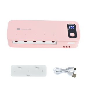 �y5(��)10���`�撅90%OFF�I�z���u���V���ۊ� ���u���V ���� �z���_�[ UVC ���O�� ���u���V�z���_�[ ���ۃP�[�X ���� ���� �Ǌ|�� ���u���V���[ �Ƒ��p 5�{���[ USB�[�d �H��s�v ���ʏ� �q���΍� 