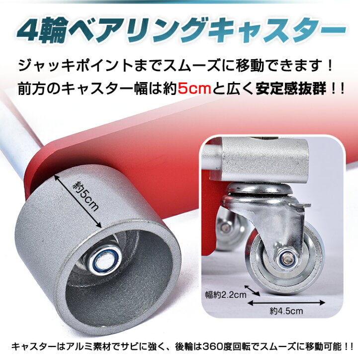 楽天市場】ガレージジャッキ 油圧式 低床 フロアジャッキ 油圧ジャッキ 