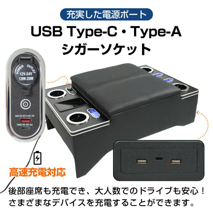 楽天市場】【数量限定☆最大90%オフ】コンソールボックス ハイエース 