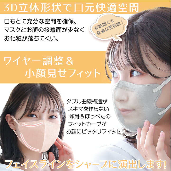 3D立体マスク 3Dカラーマスク 3Dマスク 60枚入り 立体構造 3層構造 不織布マスク 小顔 くすみカラーマスク 血色カラー 春夏 バイカラー ny490 即出荷 3D立体マスク 3Dカラーマスク 3Dマスク 60枚入り 立体構造 3層構造 不織布マスク 小顔 くすみカラーマスク 血色カラー 春夏 バイカラー ny490 即出荷