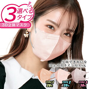 \48時間限定!5%オフCP/小顔マスク 3D 3D立体マスク 5D小顔マスク 立体マスク バイカラー マスク 20枚 小さめ 血色 99%カット 小顔 男女兼用 夏 蒸れない 男女 フィット 快適 ny516