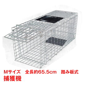 【スパセ！超お得クーポン】捕獲器 捕獲機 猫 mサイズ モグラ 捕獲 アニマルキャッチャー ハクビシン 害獣 動物 小動物 犬 ペット 保護 山 庭 畑 農作業 農業 仕掛け 折りたたみ 踏み板 踏板式 バネ式 猫用 迷子猫 迷子 野良 イタチ アライグマ ゲージ 野良猫 ネコ