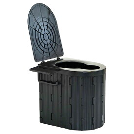 【15(日)限定！20%オフCP】簡易トイレ ポータブルトイレ 防災士監修 非常用 折り畳み 排泄処理袋つき 簡易 快適 防災 災害 断水 非常用 折りたたみ アウトドア キャンプ 防災グッズ 簡単組み立て トイレットペーパーホルダー 抗菌 抗菌検査済み sg126